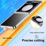 Wholesale Clear Armor Hybrid Transparent Case for Samsung Galaxy Z Flip 5 (Clear)